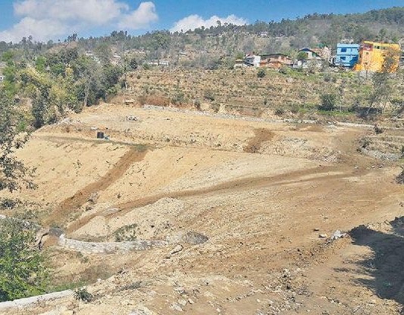 सार्वजनिक जग्गा अतिक्रमण गरेर ‘प्लटिङ’