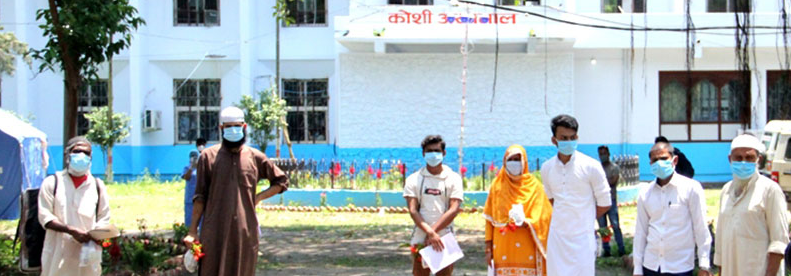 कोरोना जितेर फर्किए उदयपुुरका थप ८ जना