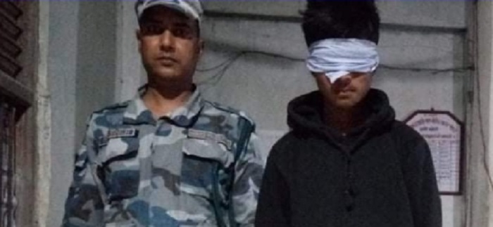 सम्सी नाकाबाट लागुऔषध सहित एक पक्राउ