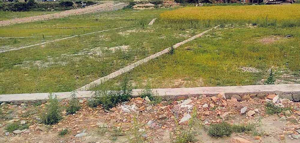 मन्दिरको ५ बिघा जग्गा व्यक्तिका नाममा