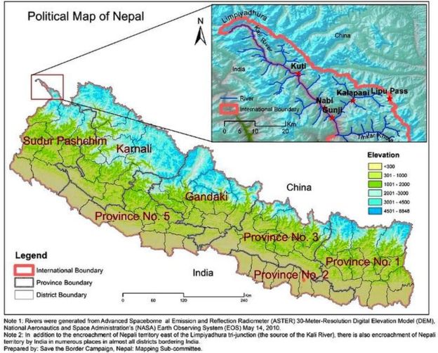 'सीमा बचाउ अभियान'ले बास्तविक नयाँ नक्सा निकाल्याे, सरकारलाई बुझाउन प्रधानमन्त्रीसँग समय माग