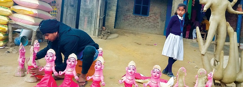 मूर्ति बनाएर वार्षिक ६ लाख आम्दानी