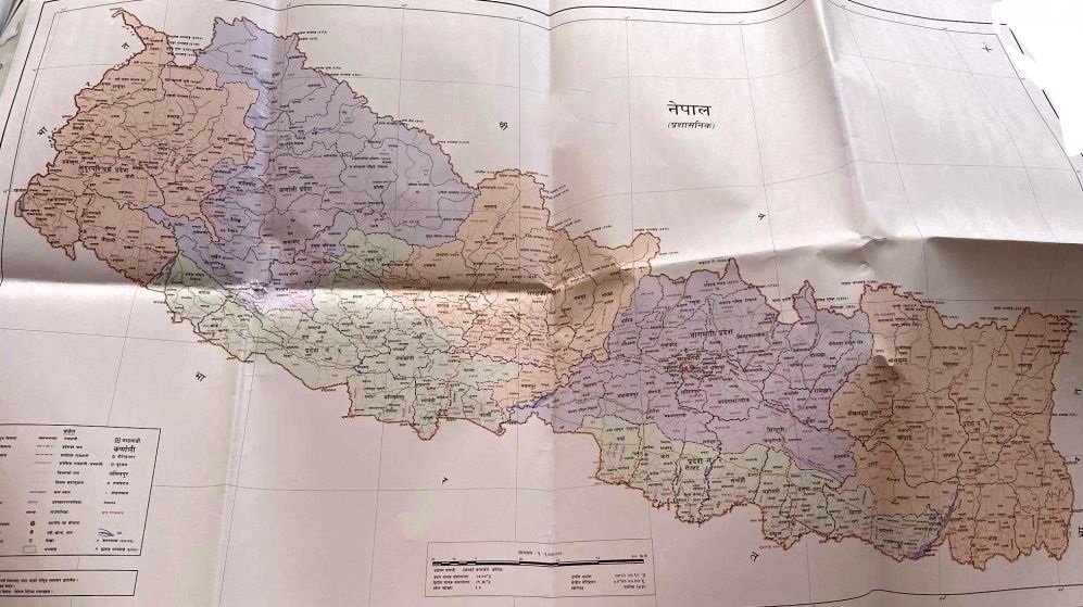नेपालको नयाँ नक्सा आज दिउँसो सवा २ बजे औपचारिकरुपमा सार्वजनिक गरिने
