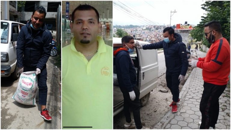 अनेरास्ववियूका नेताको पहलमा राहत वितरण