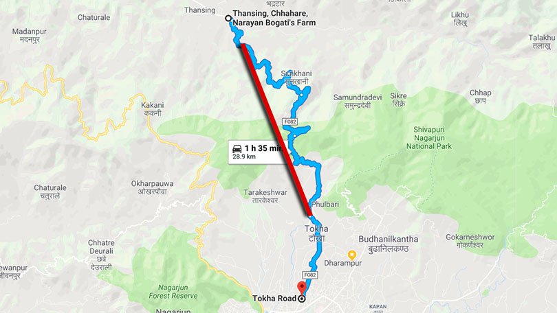 सोमबार दुई जनामा कोरोना पोजेटिभ देखिपछि टोखा क्षेत्र सिल