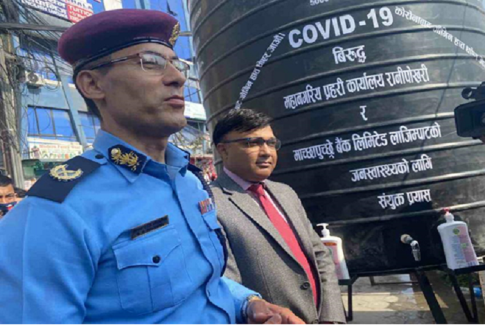 काठमाडौंको बिभिन्न स्थानमा हातधुने व्यवस्था