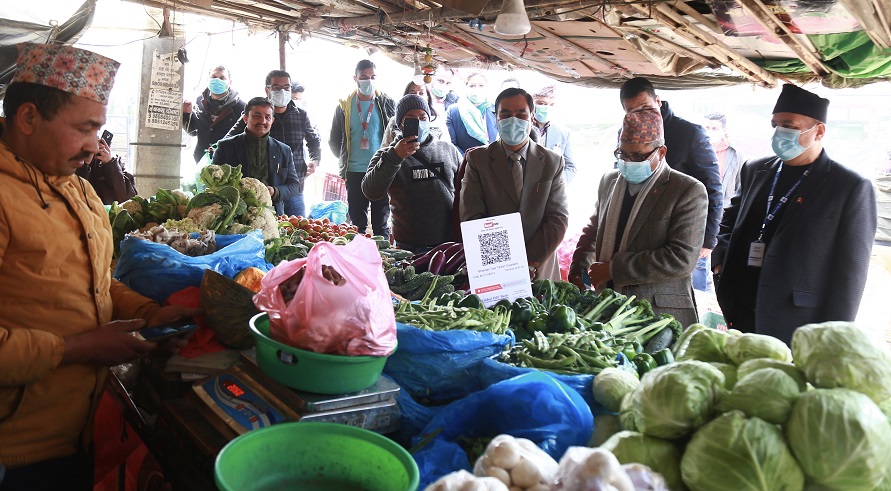 नख्खुमा पनि शुरु भयो क्यूआर कोड भुक्तानी प्रणाली
