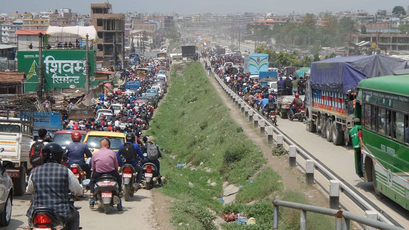 भक्तपुरबाट काठमाडौं भित्रिने सवारी चाप कमगर्न बेलिब्रिजको काम अन्तिम चरणमा