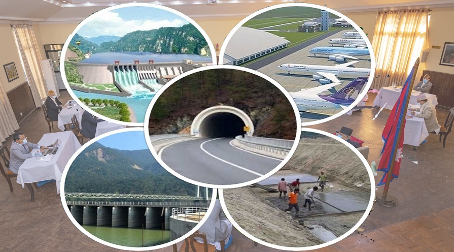 २४ वटा राष्ट्रिय गौरवमा लगानी ३ खर्ब ४९ अर्ब, एउटा बाहेक अन्य अन्यौलमा
