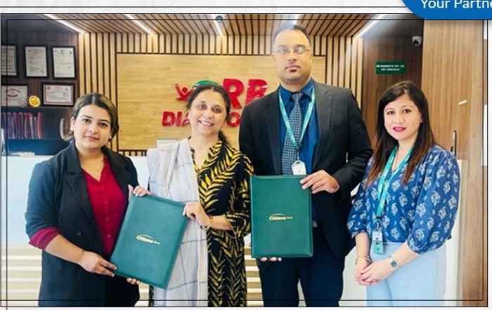 सिटिजन्स बैंक र आर बि डायग्नोस्टिकबीच सम्झौता, ग्राहकले २० प्रतिशत छुट पाउने