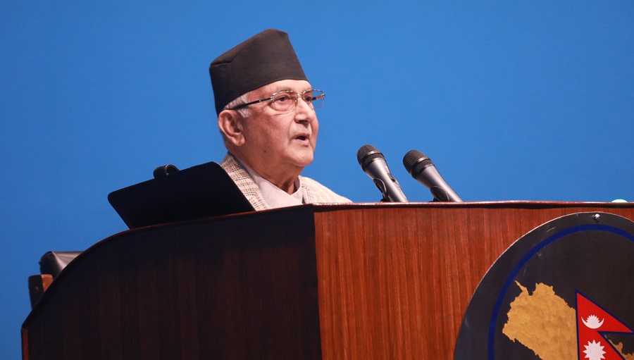 शान्तिपूर्ण र भयरहित वातावरणमा निर्वाचन सम्पन्न नभएको ओलीको आरोप