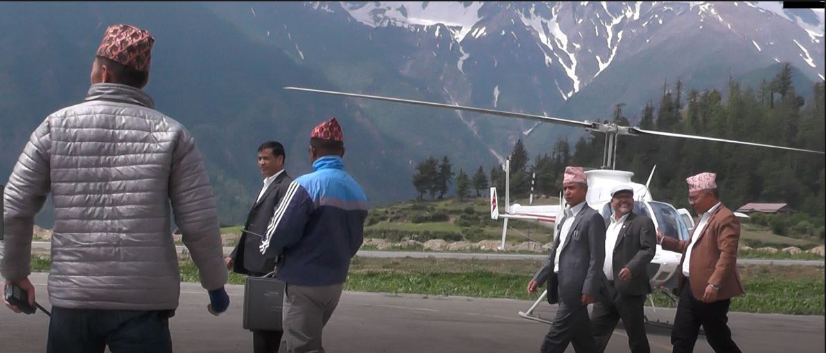 हेलिकोप्टरको भाडा अब सरकारले होइन, पार्टीले तिर्ने