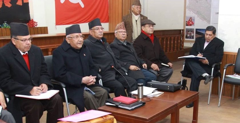 नेकपा स्थायी कमिटी बैठक शुक्रबार पुनः बस्ने