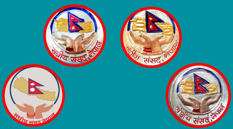 सांसदले लगाउने व्याच पिनमा नै नेपालकाे नक्सा मिलेन
