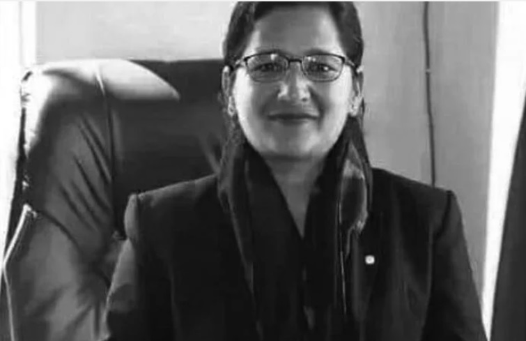 भूकम्पमा परी नलगाढ नगरपालिकाकी उपप्रमुख सिंहको निधन