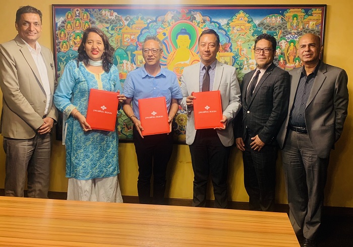 किसानहरुलाई सुलभ वित्तीय कर्जा दिने विषयमा प्रभु बैंकले गर्यो त्रिपक्षीय सम्झौता