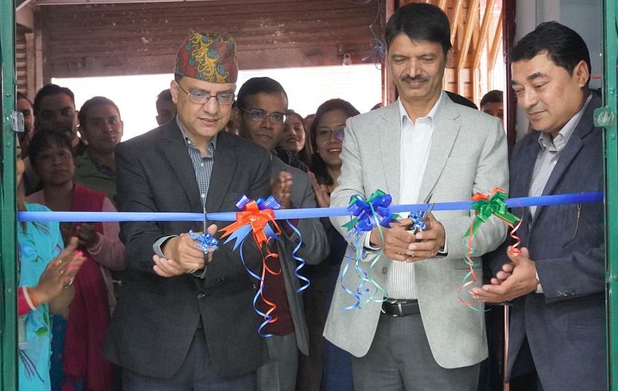 सानिमा बैंकको नयाँ शाखा काठमाडौंको सितापाइलामा