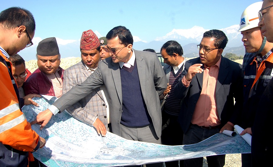 पोखरा विमानस्थलः ‘ग्लाइड पाथ’ १०४ रोपनी जग्गा अधिग्रहणमा चासो
