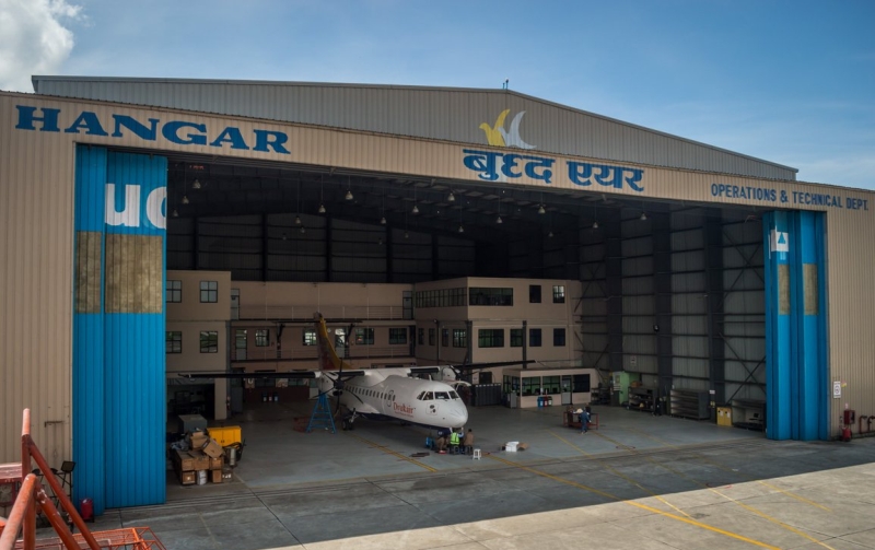 पोखराबाट अन्तर्राष्ट्रिय उडान गर्ने तयारी गरेको बुद्धले थाल्यो ह्यांगर बनाउन