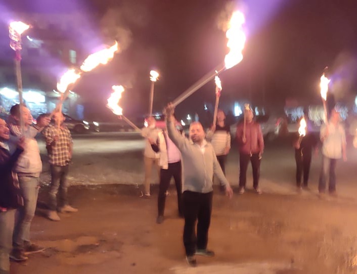 नेविसंघको मसालजुलुसमा प्रहरीको हस्तक्षेप