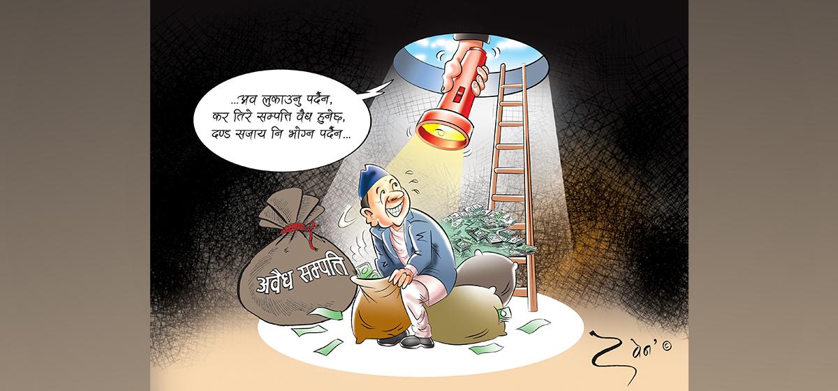 अवैध सम्पत्ति कसरी हुन्छ वैध ? सरकारले थाल्यो यस्तो योजना
