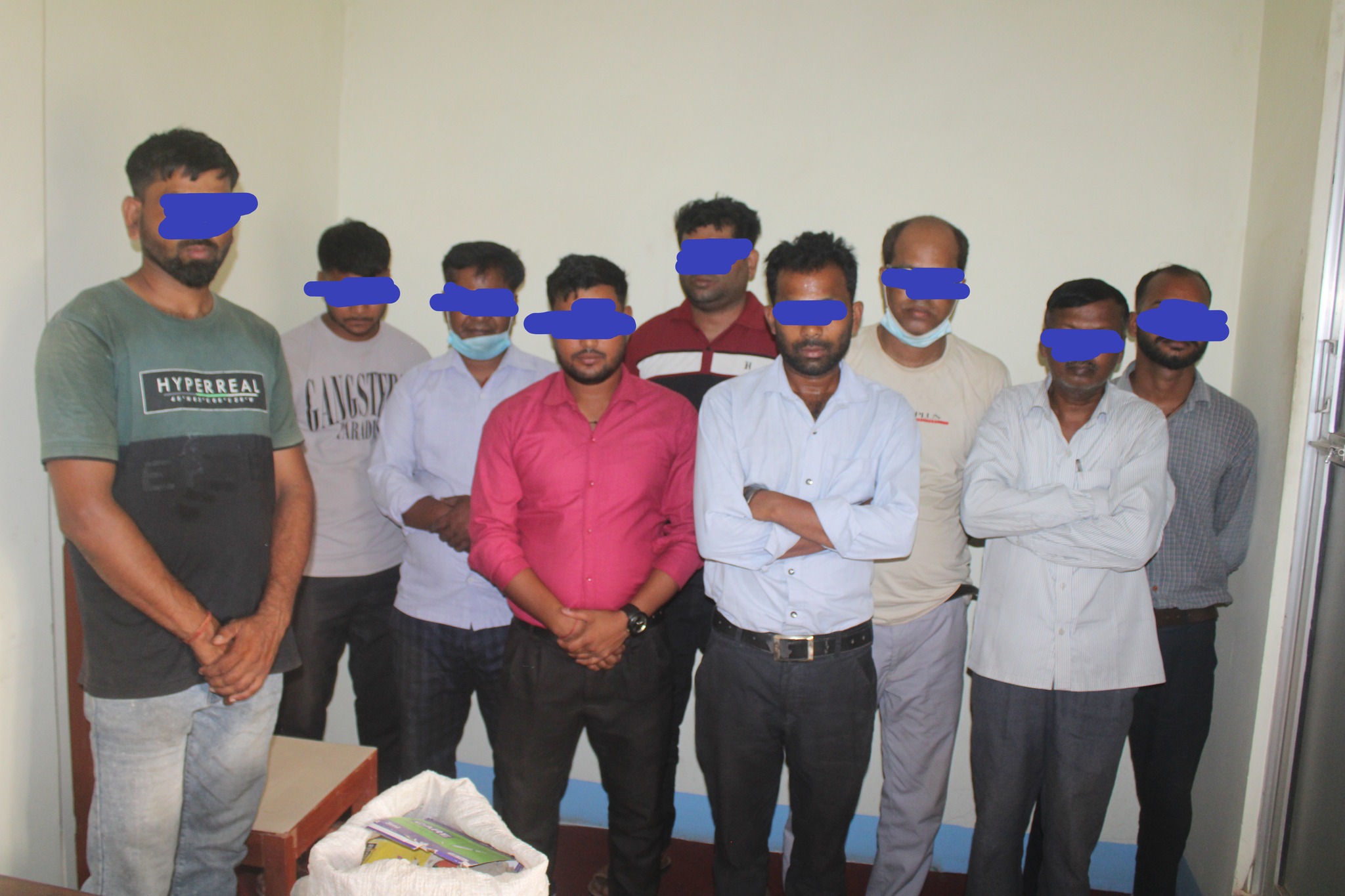 अवैध औषधि पसल चलाउने ९ जना भारतीय पक्राउ