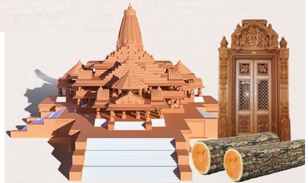 अयोध्याको राम मन्दिरमा अनौठो प्रकारको काठको ढोका