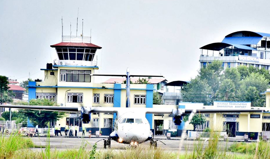 भरतपुर विमानस्थलमा नयाँ टर्मिनल भवन बन्ने