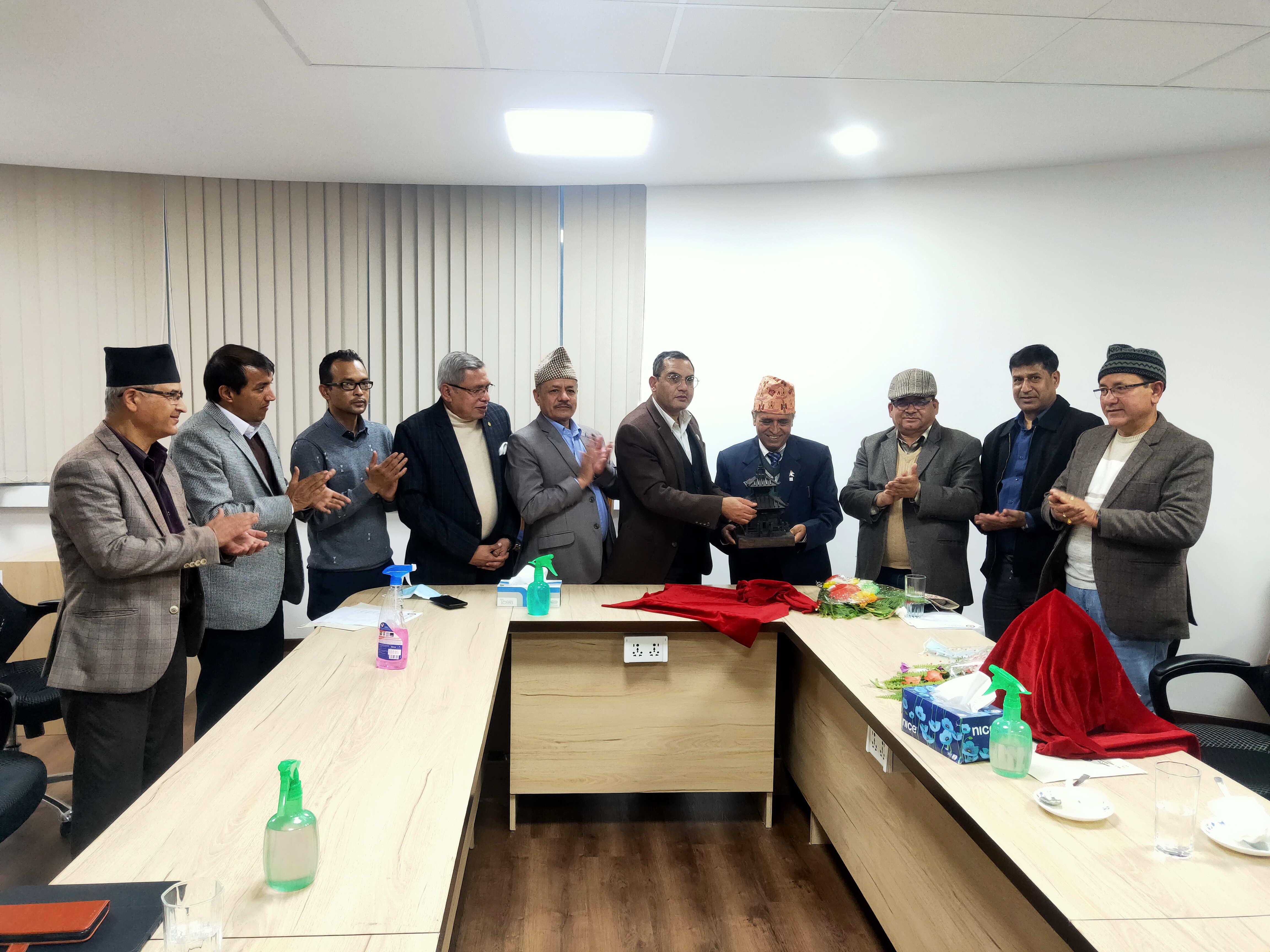 नागरिक लगानी कोषका अध्यक्ष प्रा.डा.भट्टराईको बिधाई