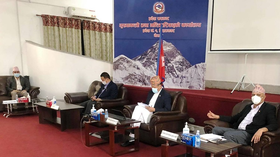 प्रदेश १ सरकारले आइसोलेशन सञ्चालनका लागि १ करोड ६० लाख दियो