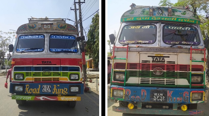 बिल नकाटिएको करोडौँको सामान बोकेका दुई ट्रक प्रहरीको नियन्त्रणमा