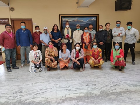 स्थानीयले दिए नवनियुक्त अध्यक्ष दाहाललाई कार्यकालको शुभ कामना