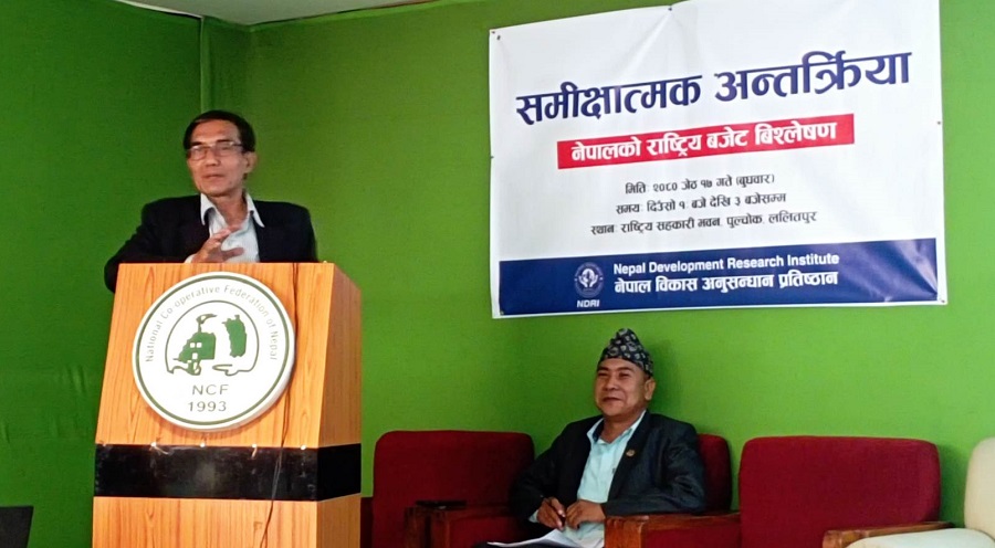 बजेटको आकार नै सानो भयो, ६ प्रतिशत आर्थिक वृद्धि हासिल गर्न कठिन छ: नेविअप्र