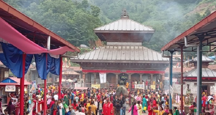 डोलेश्वर मन्दिरमा आज चारै ढोका खुला