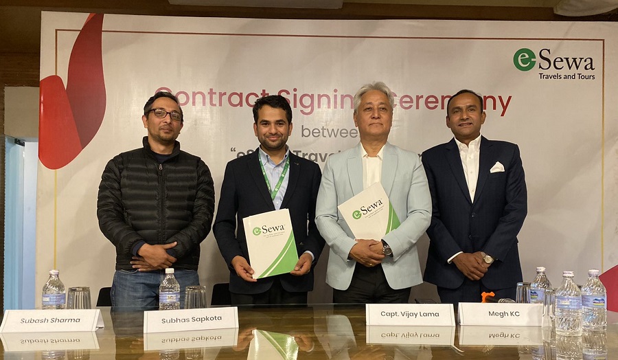 क्याप्टेन विजय लामा बने इसेवा ट्राभल्स् एण्ड टुर्सका ब्राण्ड एम्बेष्डर