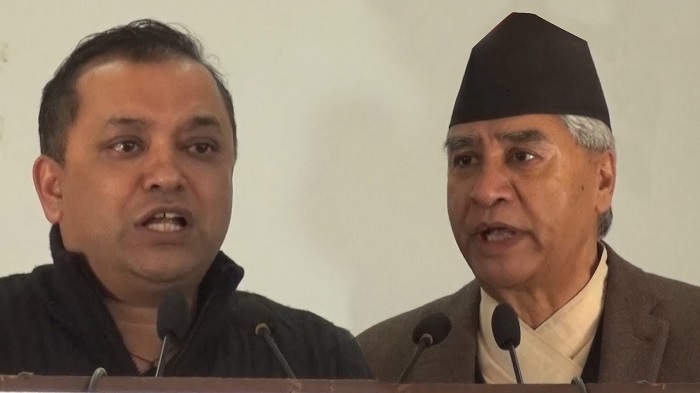 कांग्रेस संसदीय दलमा देउवा र गगन भिड्ने, पौडेलको समर्थन सभापतिलाई