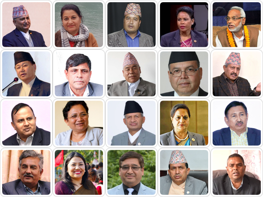 यी ६१ जना निवर्तमान माननीय, जसले दोहोरिन पाएनन्