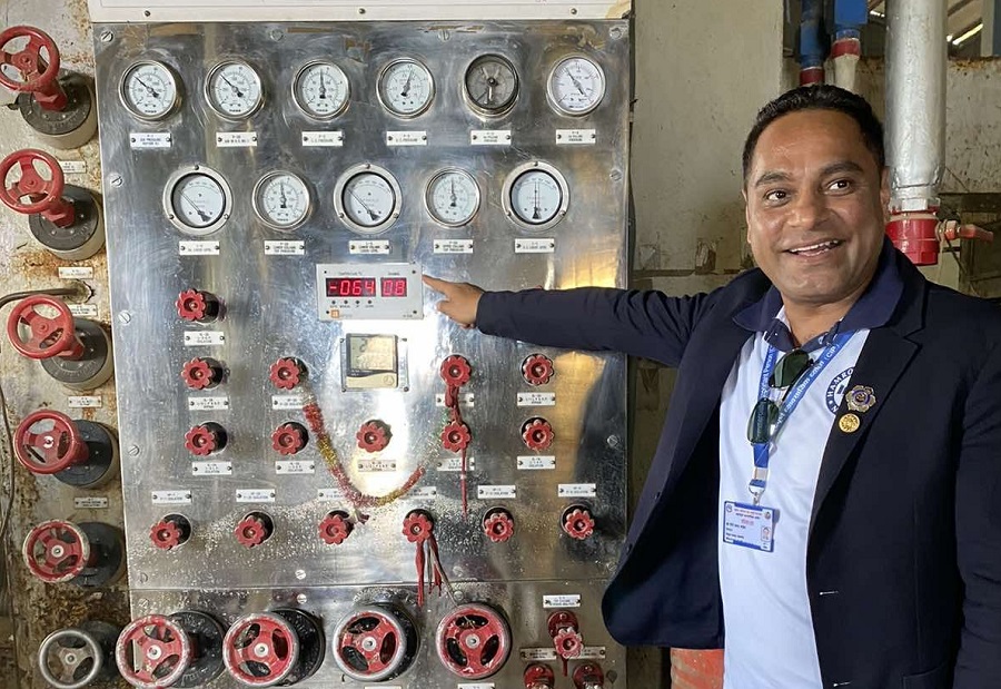 त्रिशूली अस्पताललाई एक हजार २०० सिलिण्डर अक्सिजन सहयोग