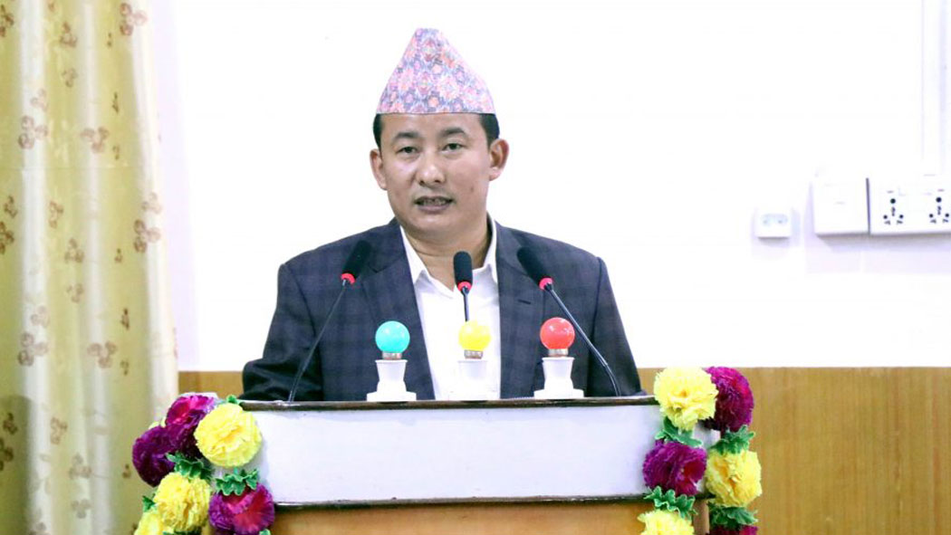 कृषि क्षेत्र प्रदेश सरकारको प्राथमिकतामा: मन्त्री आङ्बो