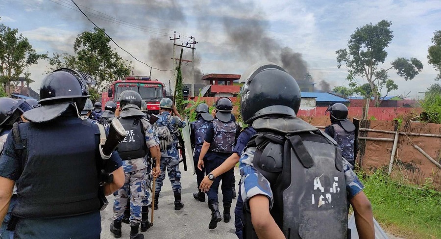 झापा कारागारमा कैदीले गरे विद्रोह, स्थिति नियन्त्रणमा
