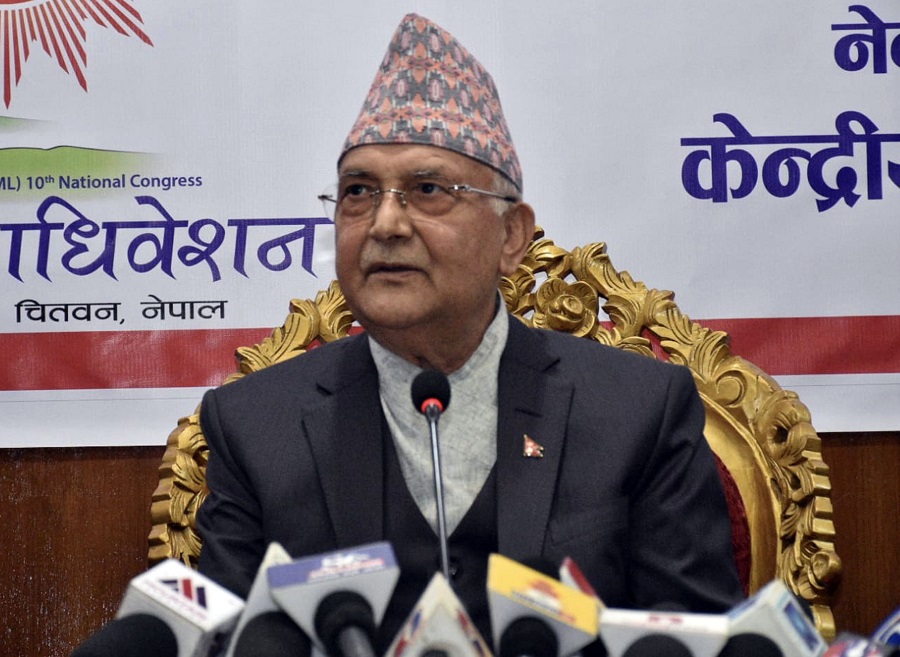 अध्यक्ष वा कुनै पनि पदमा अरुलाई नउठ्न आफूले दबाब नदिनेः अध्यक्ष ओली
