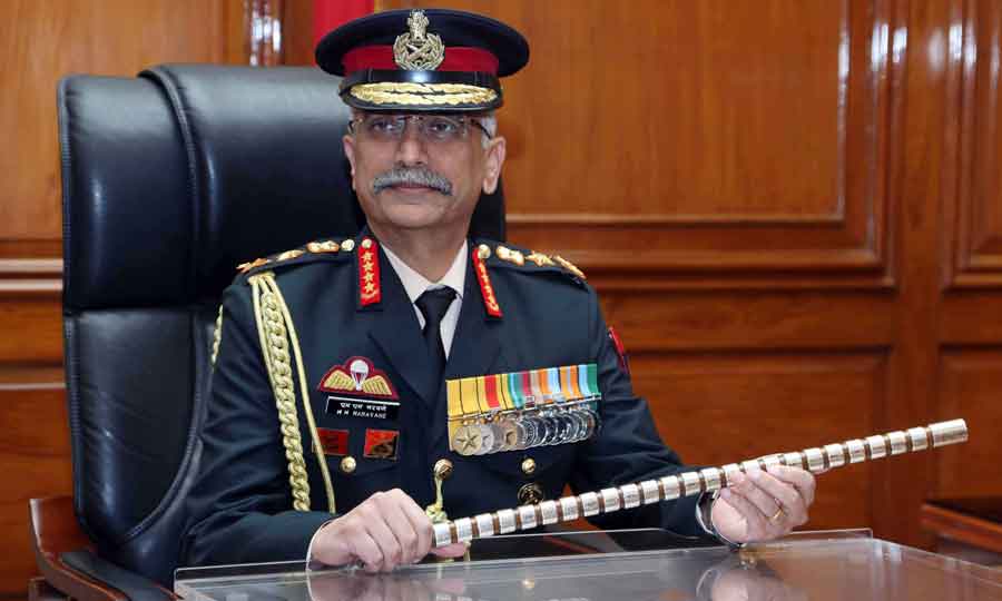 भारतीय स्थलसेनाध्यक्ष नरावणे आज नेपाल भ्रमणमा आउँदै