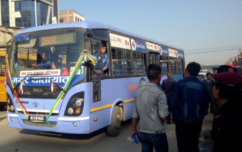 उपत्यकामा सञ्चालन भयो मयुर यातायात