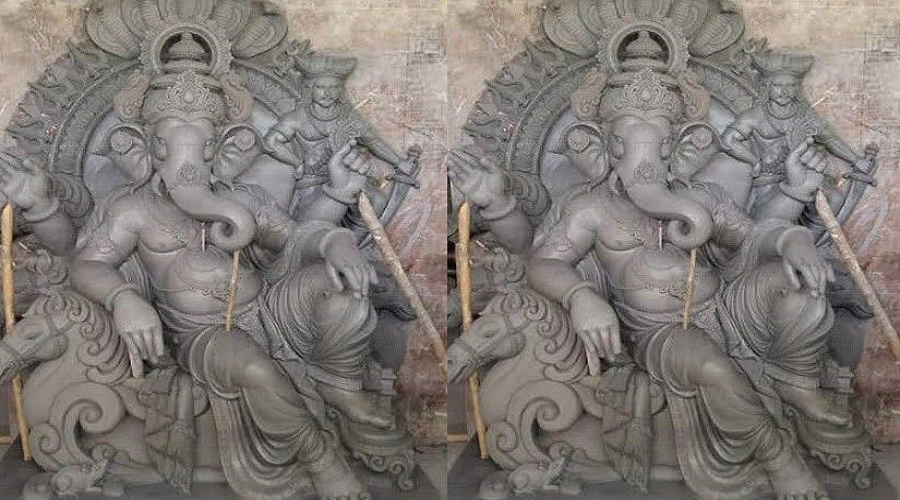 भारतीय मूर्तिलाई विस्थापित गराउँदै नेपालगञ्जका मूर्तिकार