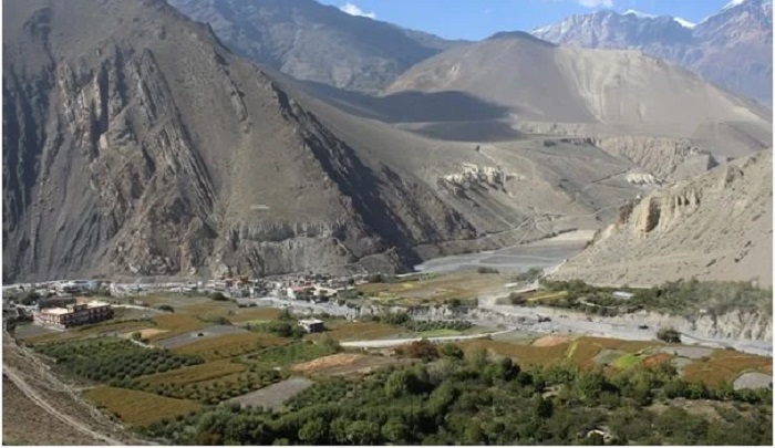 जलवायुजन्य विपद्को चपेटामा मुस्ताङ