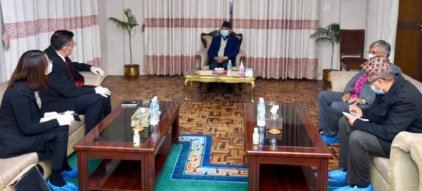 विभाजित नेकपा मिलाउन चिनियाँको दौडधुप