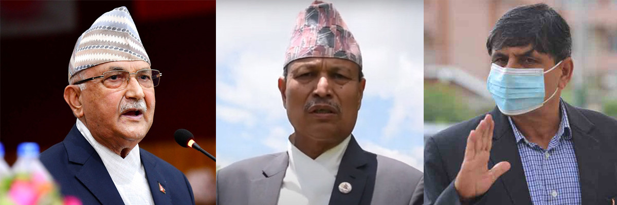 ओलीको प्रस्ताव रावल र भुसालद्वारा अस्वीकार