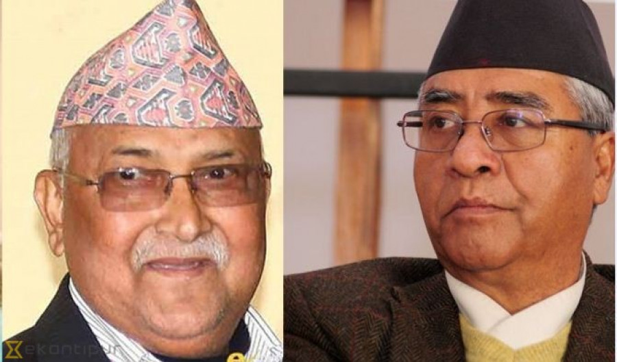 रामचन्द्रलाई राष्ट्रपति बनाउन देउवाले मागे ओलीसँग भोट