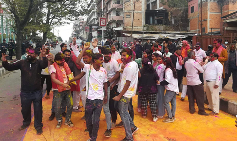 माइतीघर मण्डलामा सँधै आन्दोलन मात्र हुन्छ भन्ने छैन, यस्तो दृष्य पनि देखियो