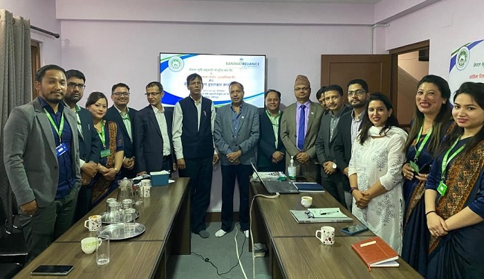 कृषि सहकारी केन्द्रीय संघ र सानिमा रिलायन्स लाईफबीच बिमा सम्बन्धी सम्झौता